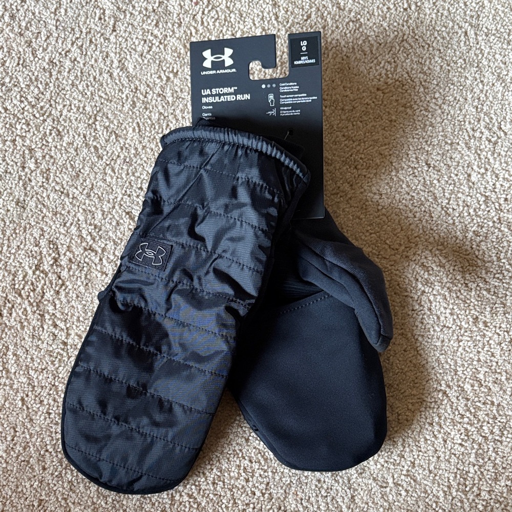 Under Armour Dark Gray Insulated Mittens Men’s
